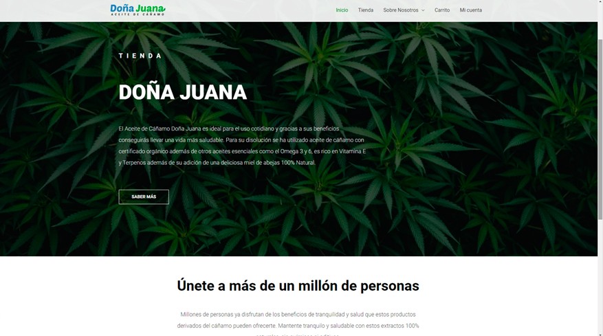 Doña Juana — e-commerce con fotografía